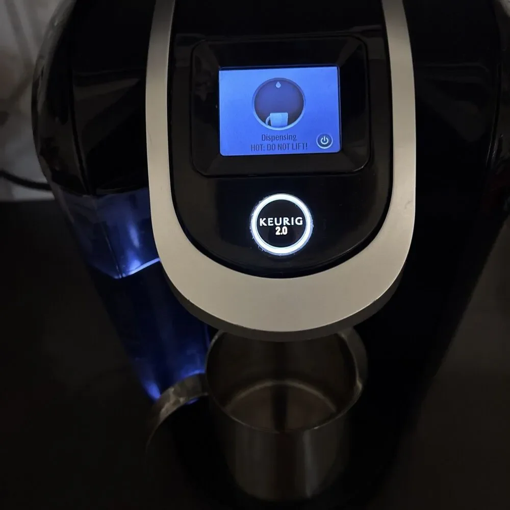 Keurig 2.0 Single Serve Coffee Maker Model K2.0-300 Black & Silver TESTED